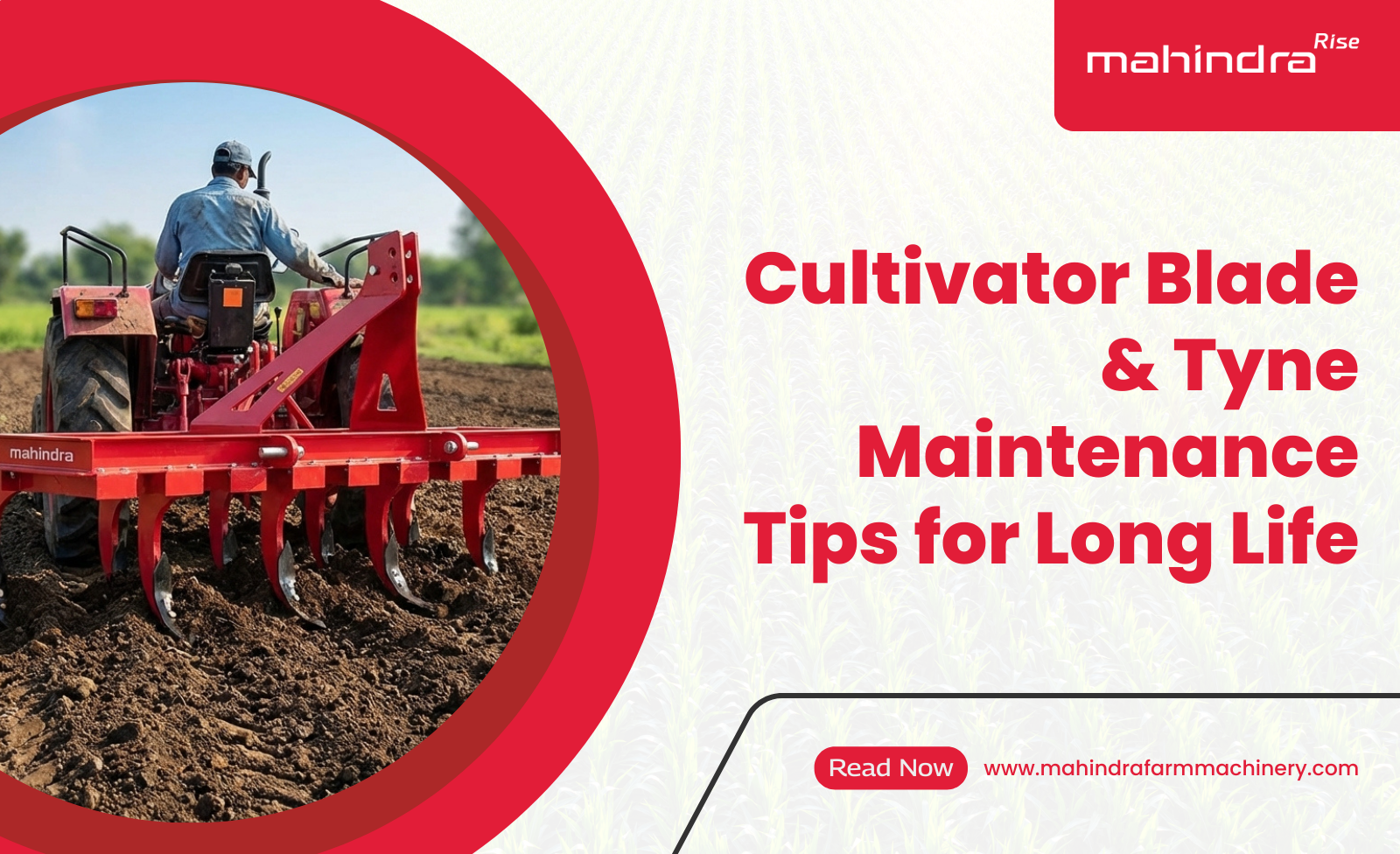 Cultivator Blade & Tyne Maintenance